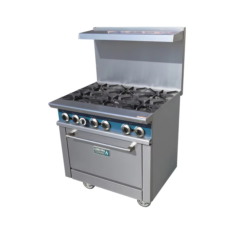 Range Commercial Kitchen - Équipement de cuisine commercial autoportant en