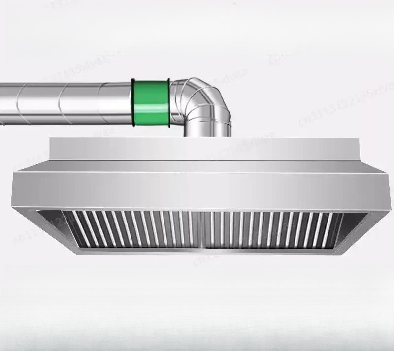 Range Commercial Kitchen - Hotte aspirante en acier inoxydable épaissi,