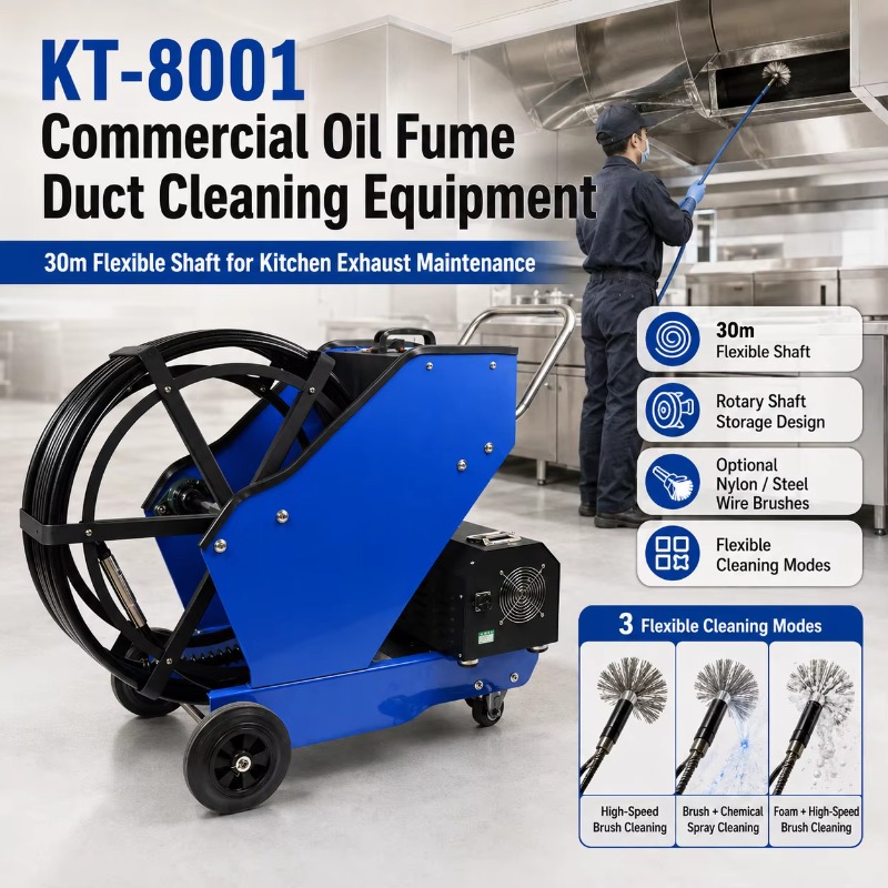 Commercial Kitchen Exhaust Cleaning - Équipement de nettoyage de conduits de