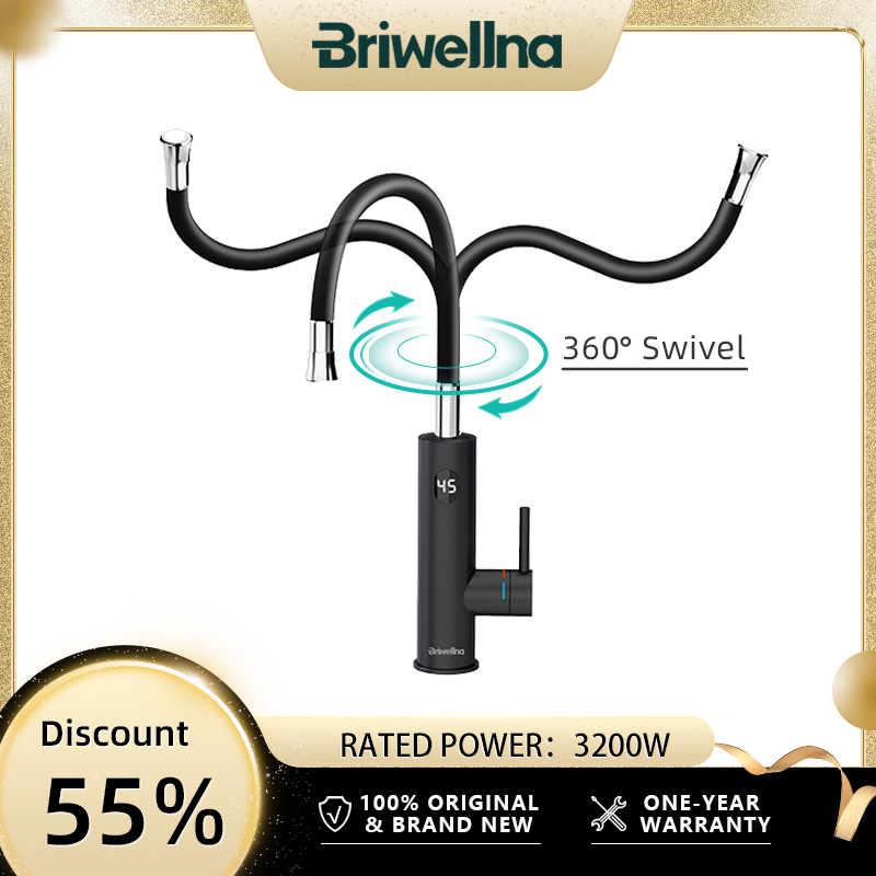 Commercial Kitchen Mixer - Briwellna chauffe-eau électrique 220V 2 en