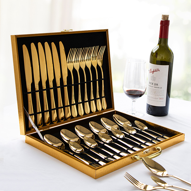 Commercial Kitchen Knife Set - 24 pièces en acier inoxydable couteau