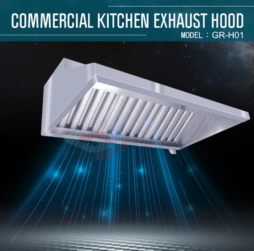 Hotte aspirante îlot en acier  - Range Commercial Kitchen avis et prix