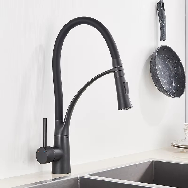 Robinet de cuisine noir extrac - Commercial Kitchen Mixer Tap avis et prix