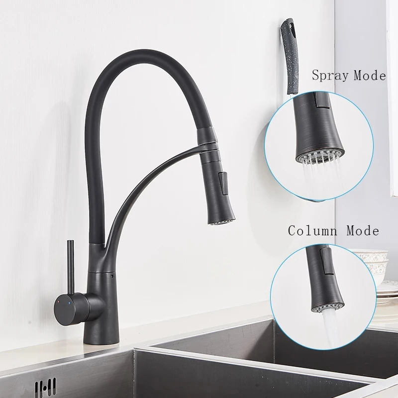 Robinet de cuisine noir extrac - Commercial Kitchen Mixer Tap avis et prix