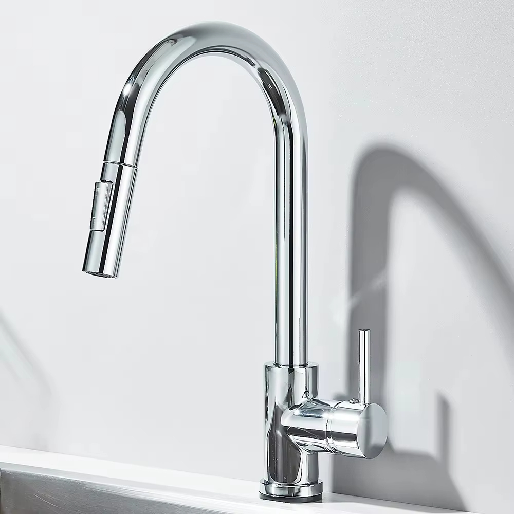 Robinet de cuisine noir et arg - Commercial Kitchen Mixer Tap avis et prix