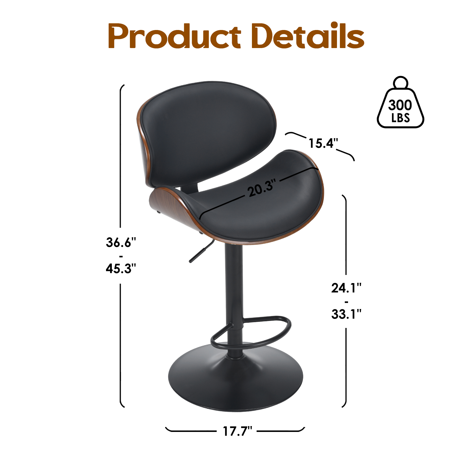Farini Lot de 2 tabourets de b - Commercial Kitchen Set avis et prix