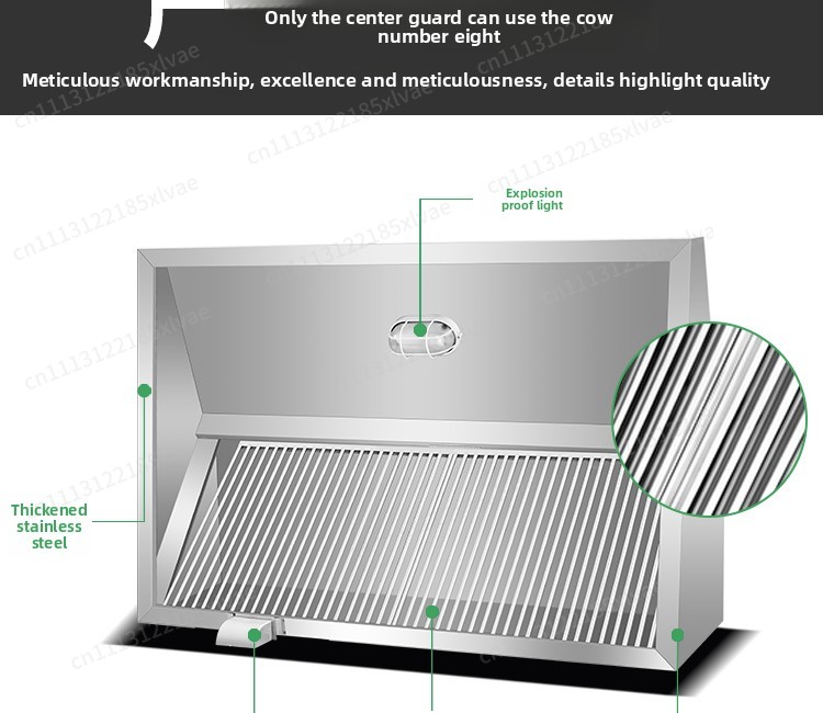 Hotte aspirante en acier inoxy - Range Commercial Kitchen avis et prix