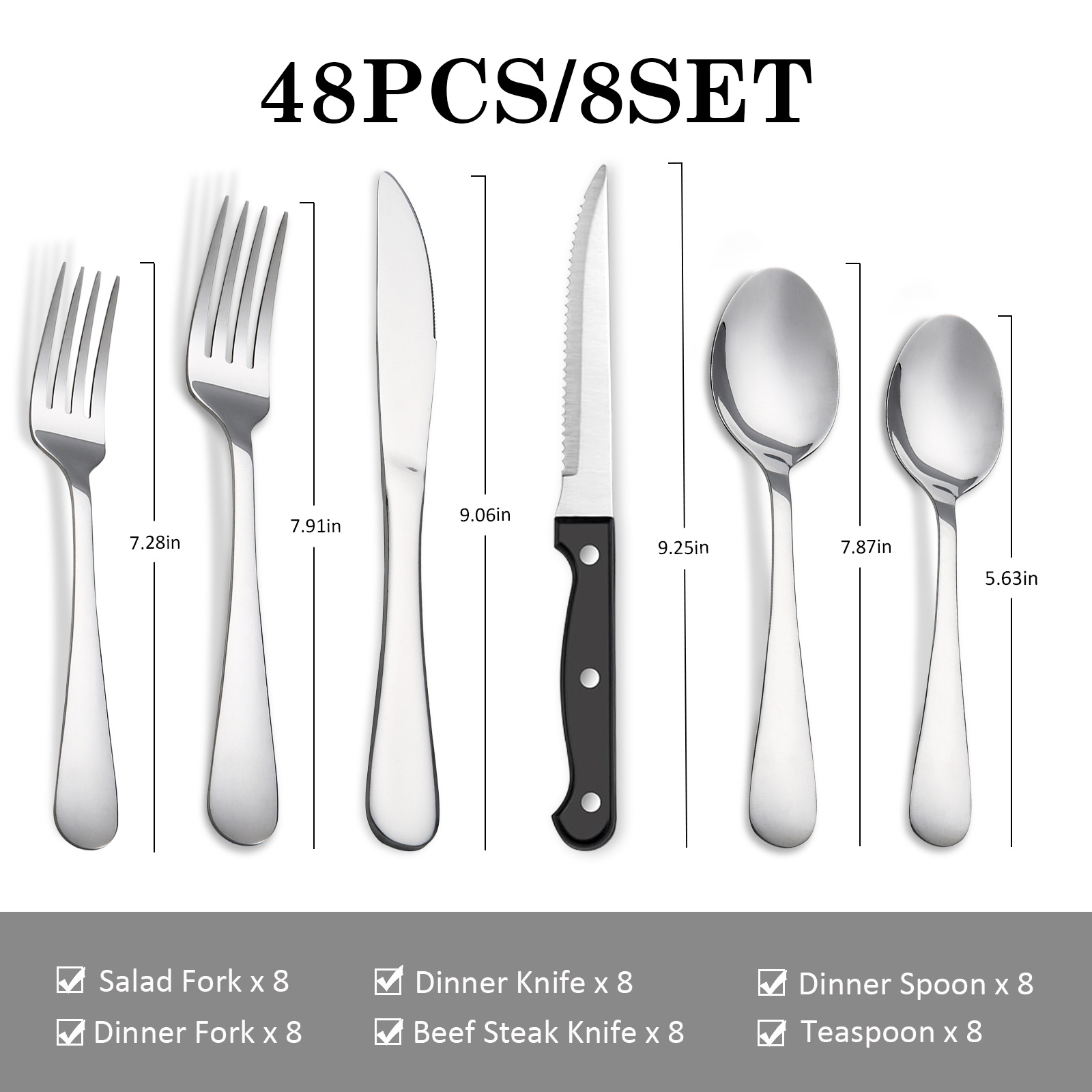 KOOMADE Ensemble de couverts e - Commercial Kitchen Knife Set avis et prix