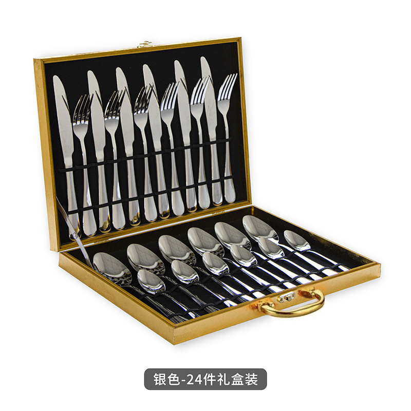 24 pièces en acier inoxydable  - Commercial Kitchen Knife Set avis et prix